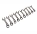 Stainless Steel Stubby Combination Ratchet Wrench Set 10pc Metric AK6397