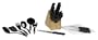 Chicago Cutlery Basics 25-Piece Knife Block Set with Black Handles