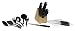 Chicago Cutlery Basics 25-Piece Knife Block Set with Black Handles