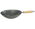 30cm (12") Heavy Gauge Carbon Steel Wok