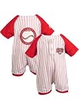 Washington Nationals Infant Pinstriped Shorts Romper
