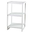 Cedar 3 Tier Vertical Stacker White