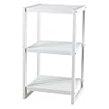 Cedar 3 Tier Vertical Stacker White