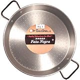 21 1/2 Inch 'Pata Negra' Double-Gauge Steel Paella Pan