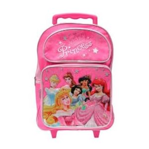 Disney Princess the Best Rolling Backpack Fill Size Luggage by Disney
