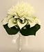 Bouquet dahlia/calla lily cream