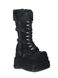 Eskimo Costume Black Fur Boots - 10
