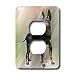 Dogs Manchester Terrier - Manchester Terrier - Light Switch Covers - 2 plug outlet co...