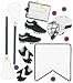 Jolees Boutique Themed Ornate Stickers, Lacrosse