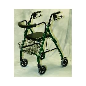 Medline Folding Rollator Walker