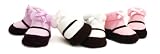 Trumpette Newborn Booties Mary Jane - Lavendar