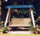 Review JUST GREEN  / LILLI 2 SEATER GARDEN SWING, FRAME AND CANOPY