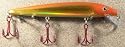 JLVLures JLV Shallow Suspending Minnow Hot Lava : Husky Stickbait Lures Saltwater Freshwater Jerk Bass Smallmouth Steelhead Pike Muskie Salmon Trout Snook Striper Perch Whiper Snook Speckled Trevally, Mid- Depth Trolling Casting Hook Treble