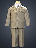 Toddler Olive 5 Pc Suit with Vest 3T