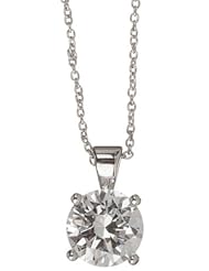 Crislu Solitaire Pendant (2.00 cttw)