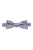 Ben Sherman Men's Reversible Paisley Silk Bow Tie, One Size, Blue