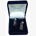 Pewter Cufflinks Electric Guitar (Stratocaster)