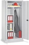 Aktenschrank,HxBxT 1950x1000x400mm,Korpus RAL5012,Front RAL7016