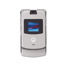 Motorola RAZR V3 Silver Sim Free Unlocked Mobile Phone