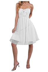 Junior Short Chiffon Sweetheart Bridesmaid Dress/Party Dress 