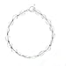 Anna Perrone Clear Oval Quartz Bracelet Finished with .925 Sterling Silver