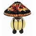 Poppy Tiffany Lamp Die-Cut Photographic Magnet