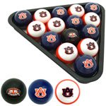 Auburn Tigers Officially Licensed Billiard Balls by Frenzy Sports