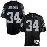 Reebok Los Angeles Raiders Bo Jackson Premier Throwback Jersey Large