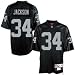 Reebok NFL Equipment Oakland Raiders #34 Bo Jackson Black Tackle Twill Throwback Football Jersey