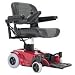 Pride Go-Chair Travel Power Wheelchair, Red