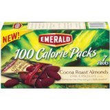 Emerald Cocoa Roast Almonds, Dark Chocolate, 100 Calorie Pack, 4.41 Ounce Packages (Pack of 6)