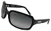Coach Sunglasses, Samantha S425, Onyx Black/ Grey Fade Lenses/ Crystal Rhinstone Detail