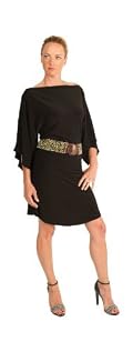 Jennifer Croll Siena Short Little Black Dress Womens