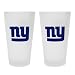 New York Giants Frosted Pint Glass (16-Ounce, Set of 2)