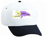 White Cap with map, haiti, vector