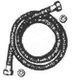 Plumb Pak 84In Shower Hose F/Hand Held PP828-47