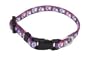 LI'L PALS Light Blue Paws Print Adjustable Size from 5 to 7 Inches with a Width of 5/16 in.