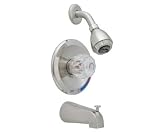 Styles Satin Nickel Tub Shower Faucet w/Valve