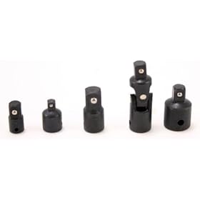 5pc IMPACT ADAPTER - REDUCER set + 3/8