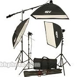Photogenic K45 3- Light 1800 total watt Portraiture Kit with Umbrella and Softboxes