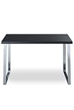 Delfino Dining Table 29.5hx49w Black