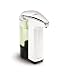 simplehuman Compact Sensor Pump with Sample Soap, White,  8oz