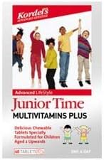 Kordels Junior Time Multivitamins 60 Tablets