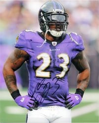 McGahee, Willis (Baltimore Ravens) Autographed/Hand Signed 8x10 Photo
