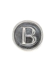 Kera Sterling Silver Alphabet Letter B Bead