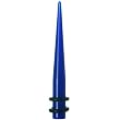 2 Gauge Dark Blue Acrylic Taper