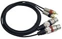 Pyle PPRC-X05 Professional Dual XLR to Dual RCA Cable (5 Feet)