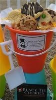 Black Tie Cookie Beach Pail