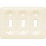 Liberty Hardware 64488 Ceramic WP Collection 4.59 Inch Switch Plate - Bisque
