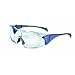 Uvex S3150D Ambient OTG Safety Eyewear, Large Blue Frame, Clear Dura-streme Hardcoat/Anti-Fog Lens